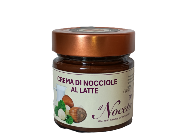 Crema con 38% di Nocciole e 16% di Latte